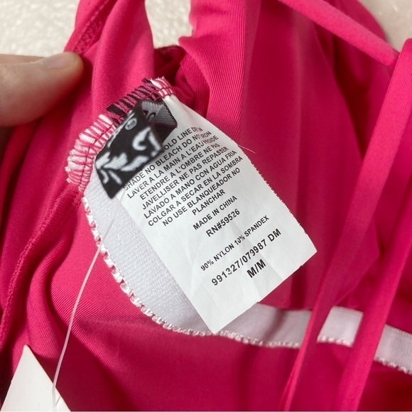 BECCA Asymmetrical Tie Back One-Piece Swimsuit - Picture 6 of 9